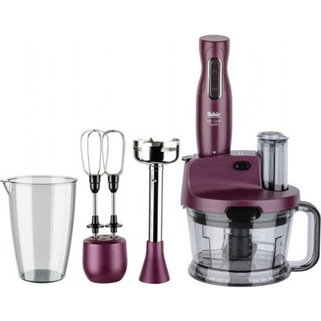 Fakir Mr Chef Quadro Mutfak Robotu Blender Seti Violet N11