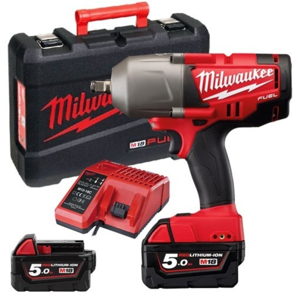 MILWAUKEE M18 CHIWF12 502X Darbeli Somun Sıkma 18 Volt 5 0 Ah 1 2