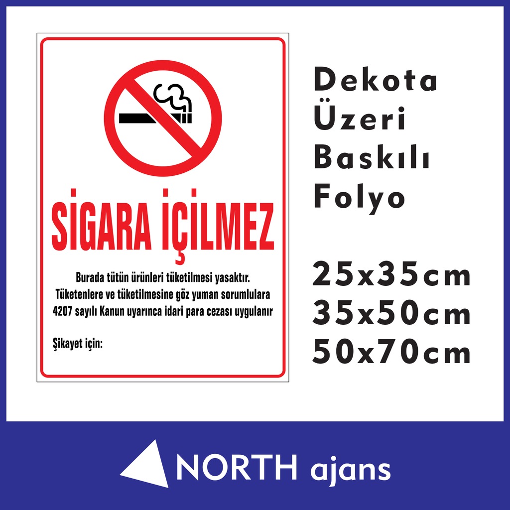 Sigara İçilmez Uyarı Levhası Fiyatları ve Özellikleri