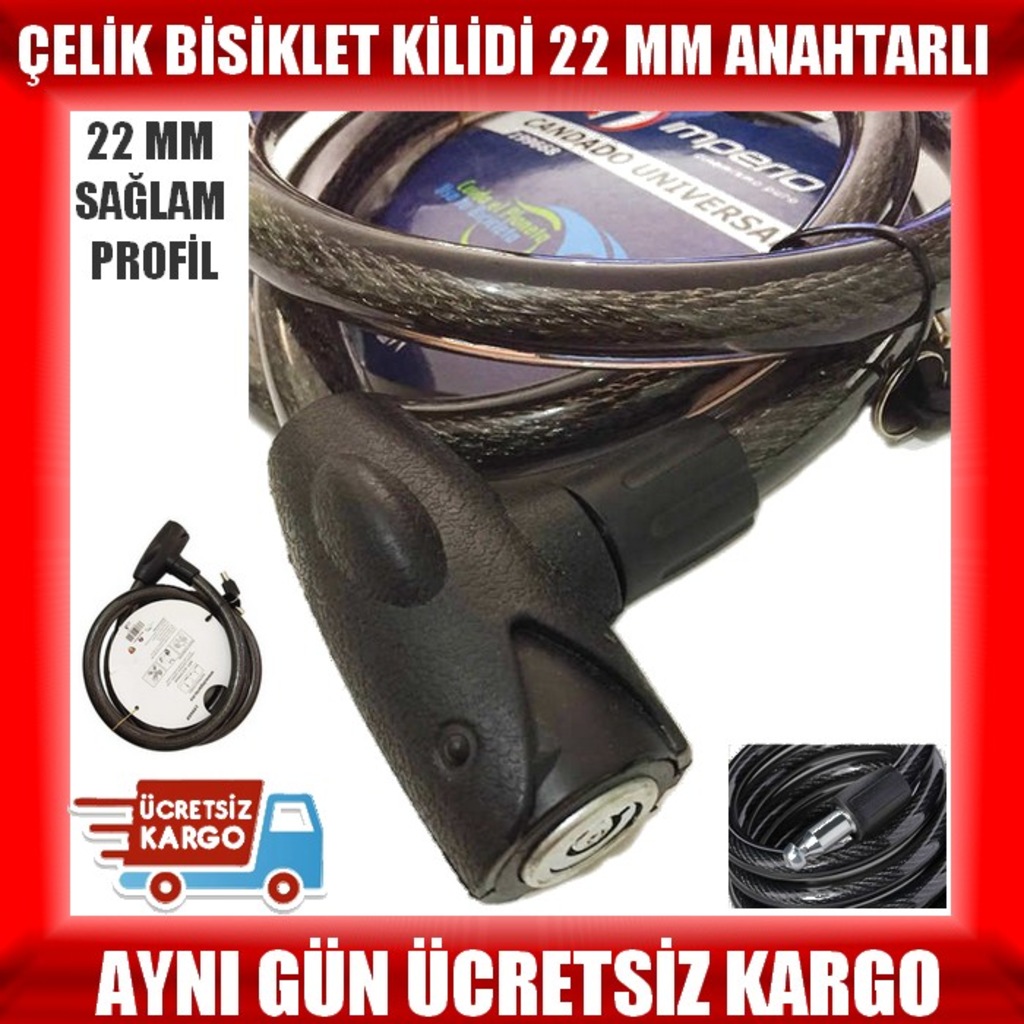 Bisiklet Motorsiklet Kilidi Zinciri Çelik Güvenlik Kilit Zincir M