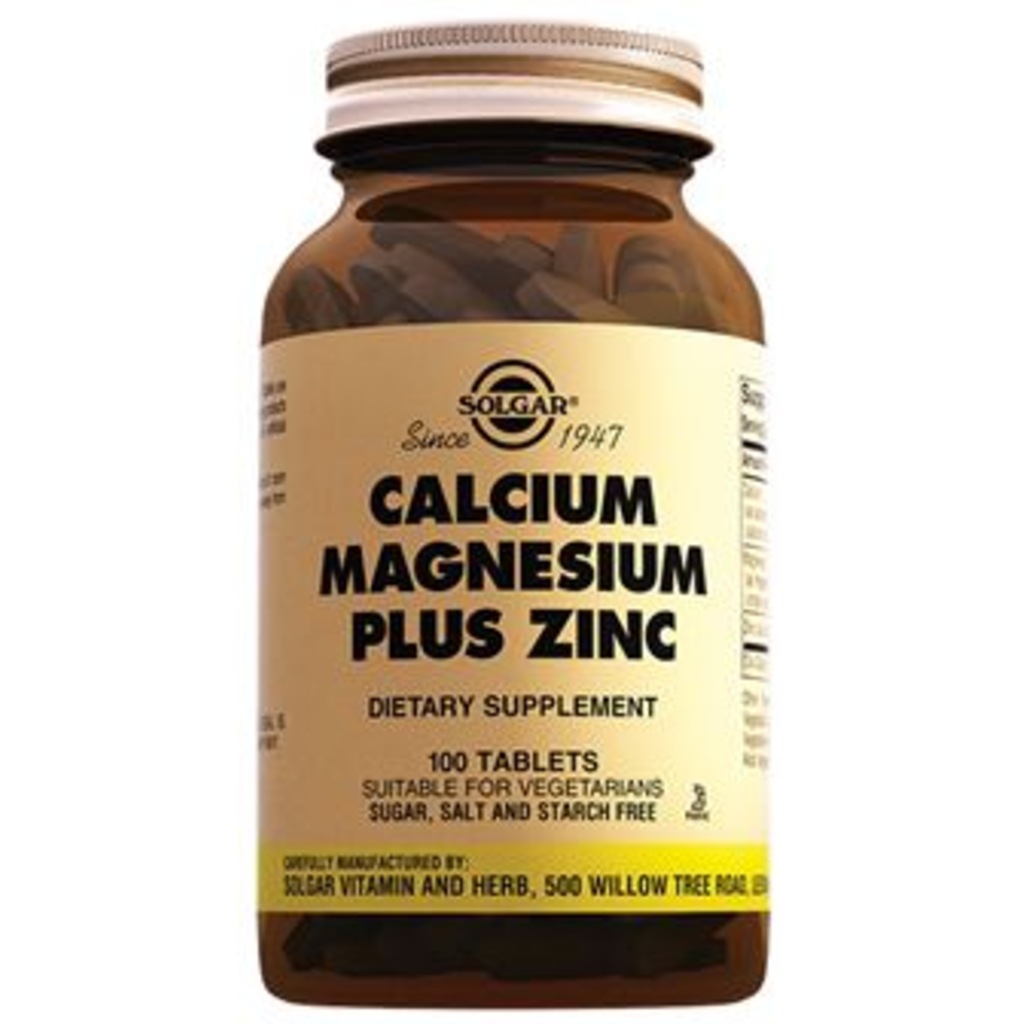 Solgar Calcium Magnesium Plus Zinc Tablet Fiyatlar Ve Zellikleri