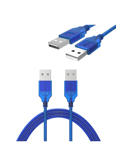 Wozlo USB İki Ucu Erkek Kablo 60 CM Fiyatları ve Özellikleri