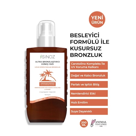 Sinoz Kusursuz Bronzlaştırıcı Güneş Yağı Sprey 200 ML OnuAl Fiyat Arşivi