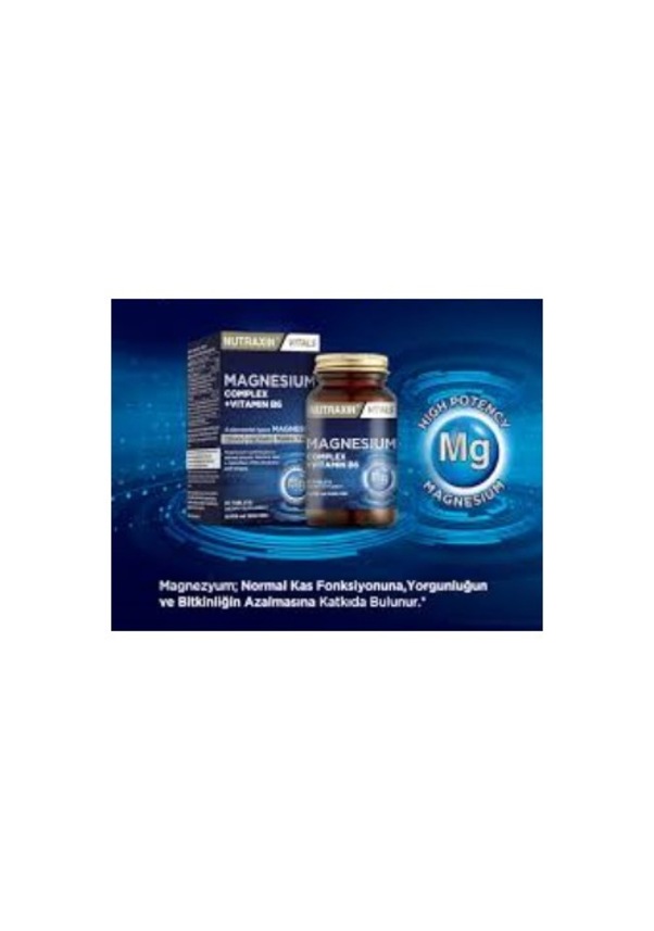 Nutraxin Magnesium Complex Vitamin B Tablet Fiyatlar Ve Zellikleri