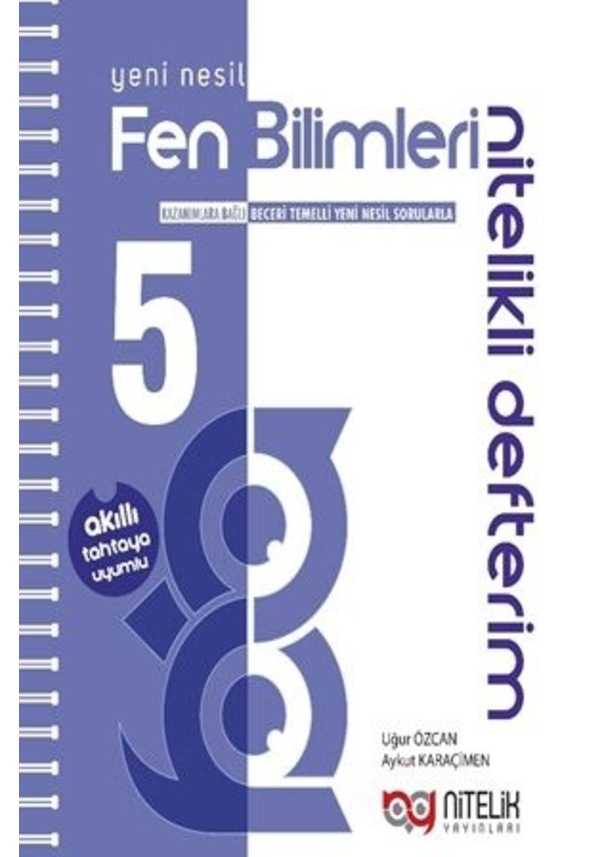 Nitelik S N F Ak Ll Defter Fen Bilimleri Yeni Nesil Fiyatlar Ve