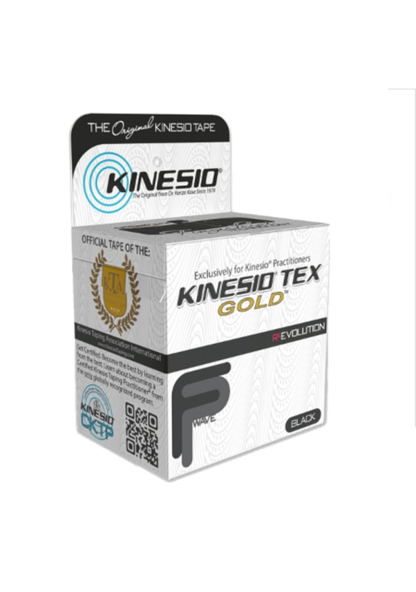 Kinesio Tape Tex Gold Bant Sporcu Kas Ağrı Bandı Siyah 5 CM X 5 M