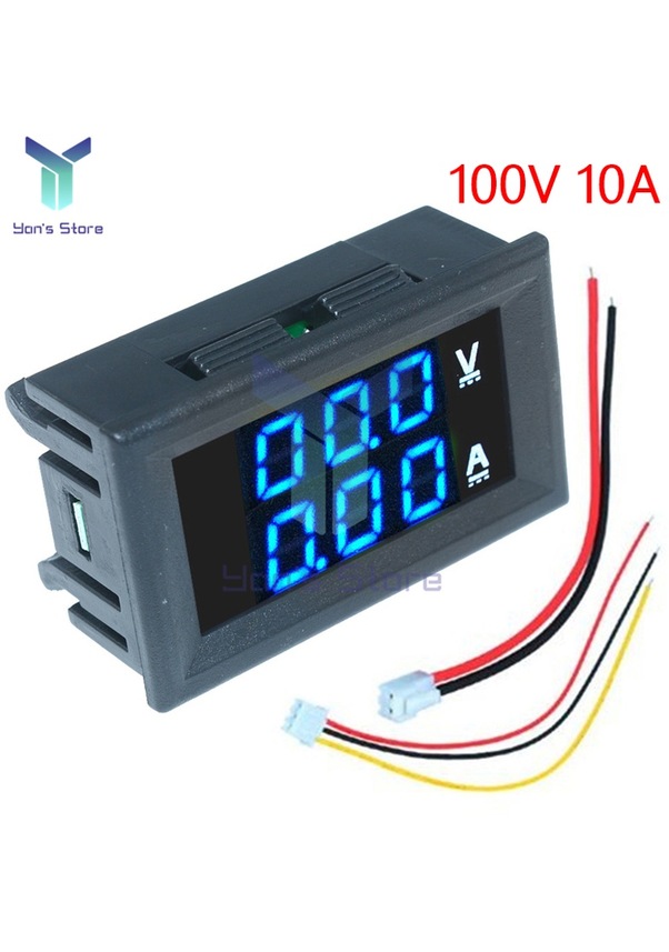 100v 10a Blue 10a Dijital Voltmetre Ampermetre Dc 0 100v 0 200v 0 10a