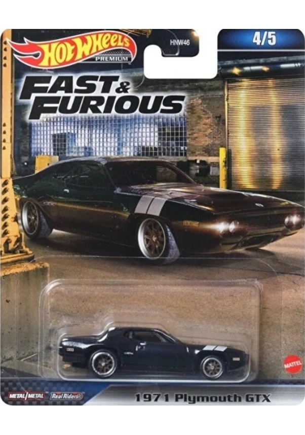 Hot Wheels Fast Furi Ous Premi Um Arabalar Plymouth Gtx Hnw