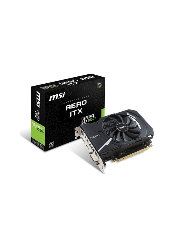 MSI NVIDIA GeForce GTX 1050 Ti Aero ITX 4G OCV1 4 GB 128 Bit GDDR5