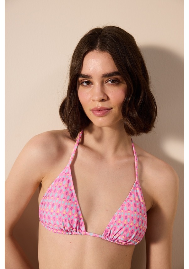 Penti Mosaic Triangle Üçgen Çok Renkli Bikini Üstü Pl numu ıy mıx Fiyatları ve Özellikleri