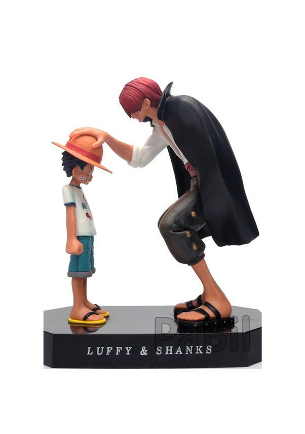 One Piece Anime Manga Aksiyon Figür Luffy Ve Shanks 17 X 16 Cm