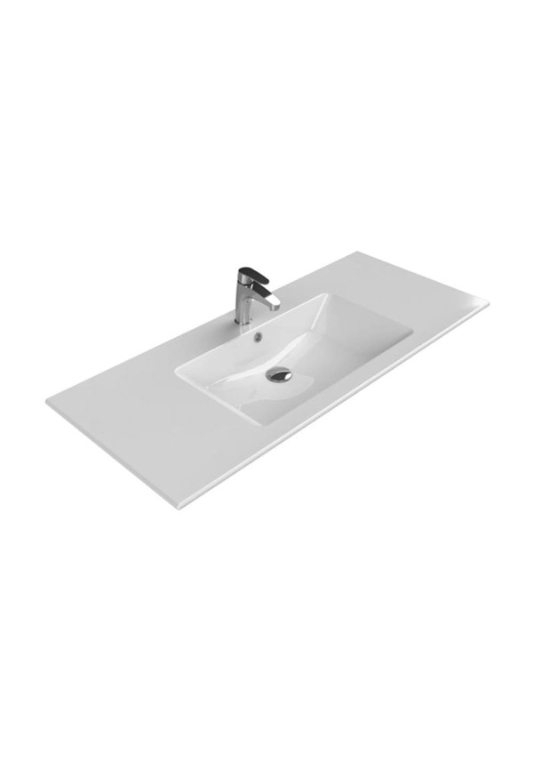 Cerastyle İbiza 121x51 Cm Etajerli Lavabo Tek Hazneli Fiyatları ve