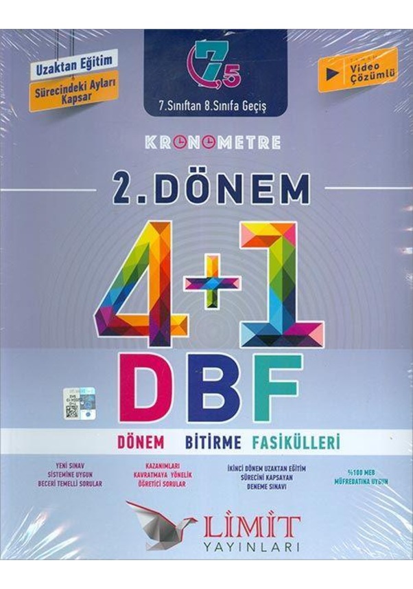 7 Sınıf 2 Dönem Kronometre Dönem Bitirme Fasikülleri Limit Yayı