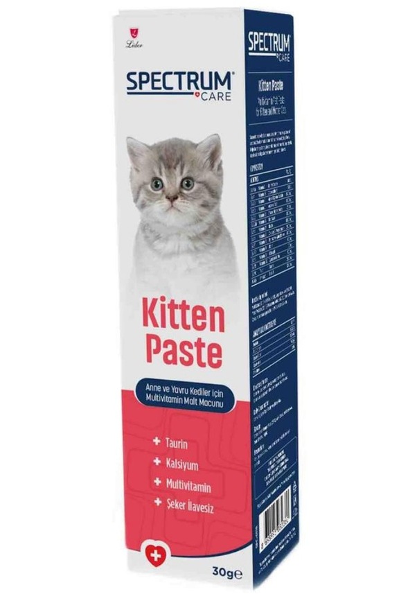 Spectrum Kitten Paste Yavru Kediler In Multivitamin Malt Macunu G