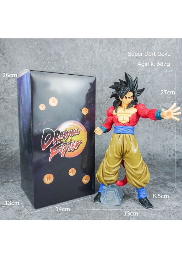 Seven Dragon Ball Serisi Süper Dört Maymun Kral Anime Modeli 27 6 5