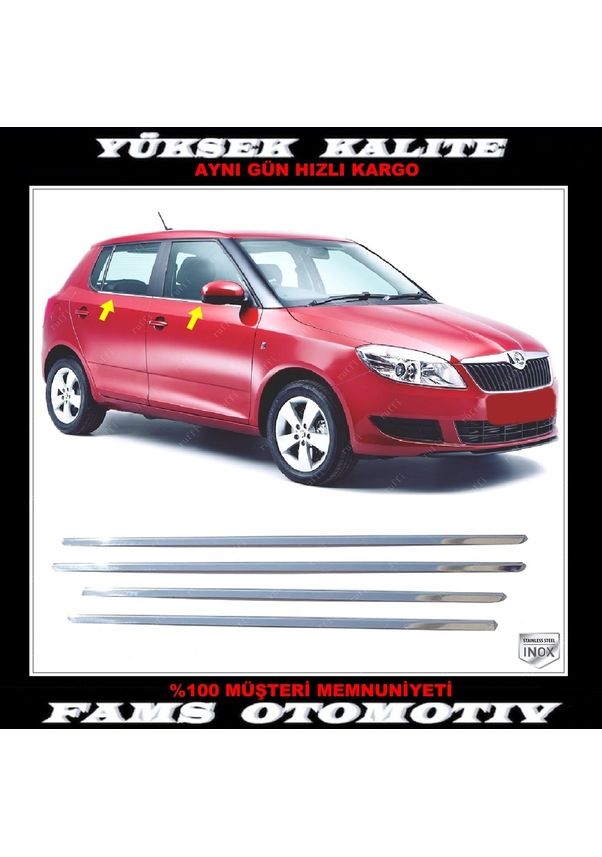 Skoda Fabia Mk Hb Krom Cam Tas Pr Aras P Elik