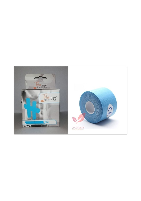 Bia Tape Ağrı Bandı Mavi Renk 5Cm X 5M Kinesio Biatape Bantı Fiyatları