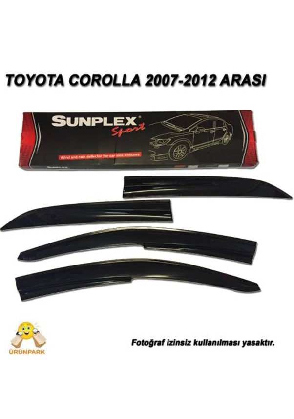 Sunplex Toyota Corolla Uyumlu Mugen Tip Cam Rüzgarlığı 2007 2012