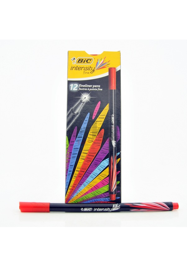 Bıc Intensity Fine Liner Keçe Uçlu Kalem Kırmızı 12 Li Kutu Fiyatları