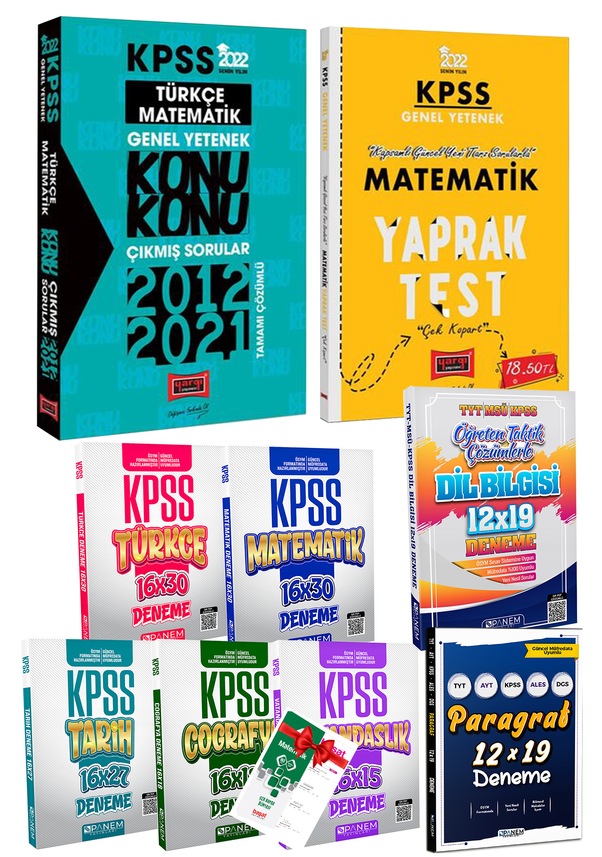 Yarg Kpss T Rk E Matematik Km Sorular Yaprak Kpss Set Dil Bil