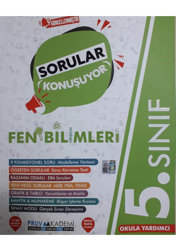 Pruva Akademi 5 Sınıf Fen Bilimleri GÜNCEL Sorular Konuşuyor Soru