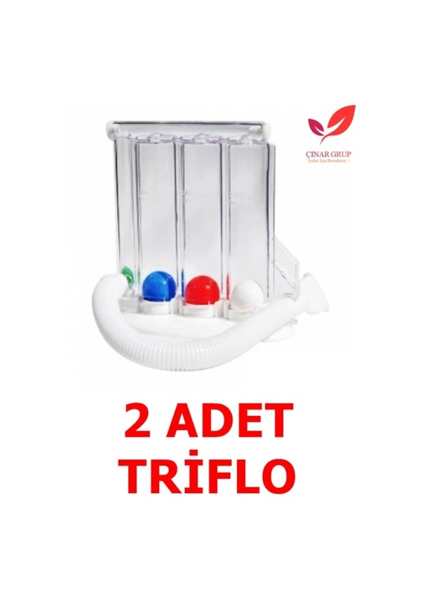 Triflo Solunum Egzersiz Cihazı Nefes Egzersiz Aleti 3 Top 2 Adet