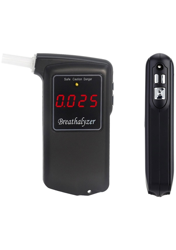 Profesyonel Breathalyzer Taşınabilir Dijital Nefes Alkol Test Cihazı