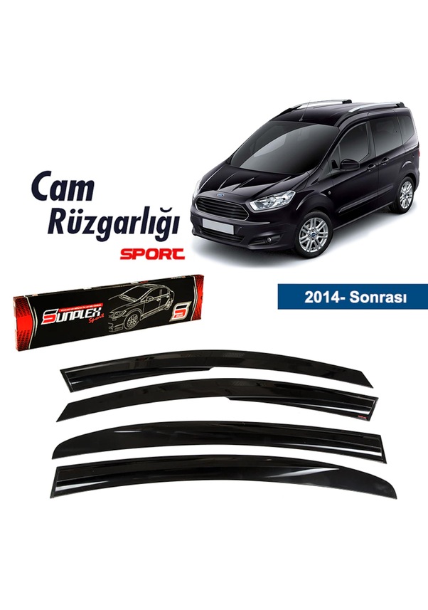 Ford Courier Cam Rüzgarlık Mugen Tip Sunplex 2014 Sonrası Fiyatları ve