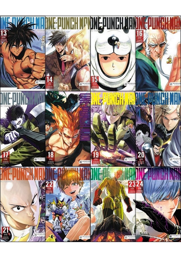 One Punch Man Tek Yumruk 13 24 Cilt 12 Kitap Manga Set Fiyatları ve