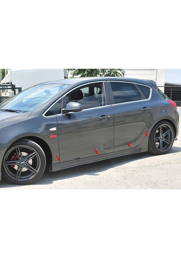 Opel Astra J Sedan Sport Mar Piyel Seti Mat Siyah Plastik