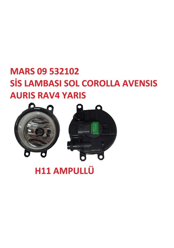 Sis Lambasi Sol Corolla Uyumlu Avensis Auris Rav Yaris