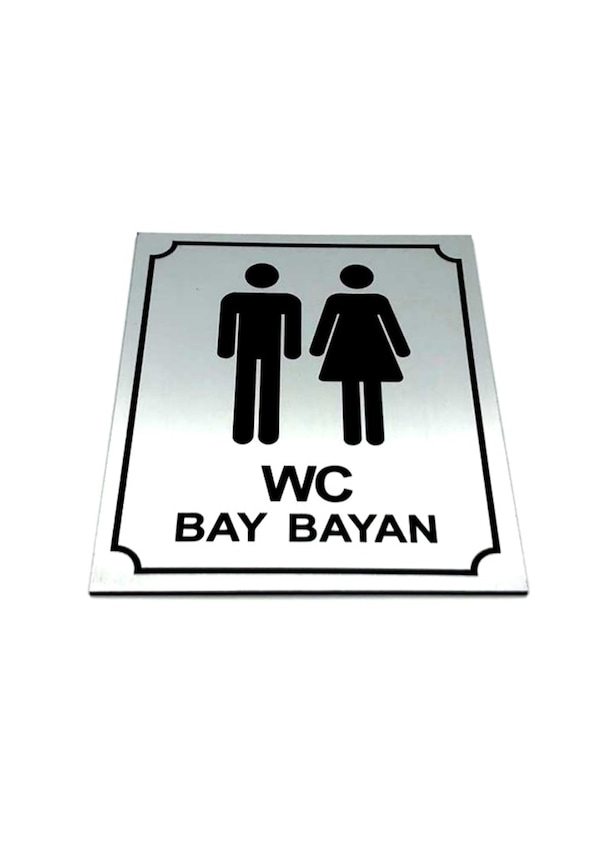 Wc Tuvalet Tabelas Bay Bayan Y Nlendirme Levhas Cm X Cm