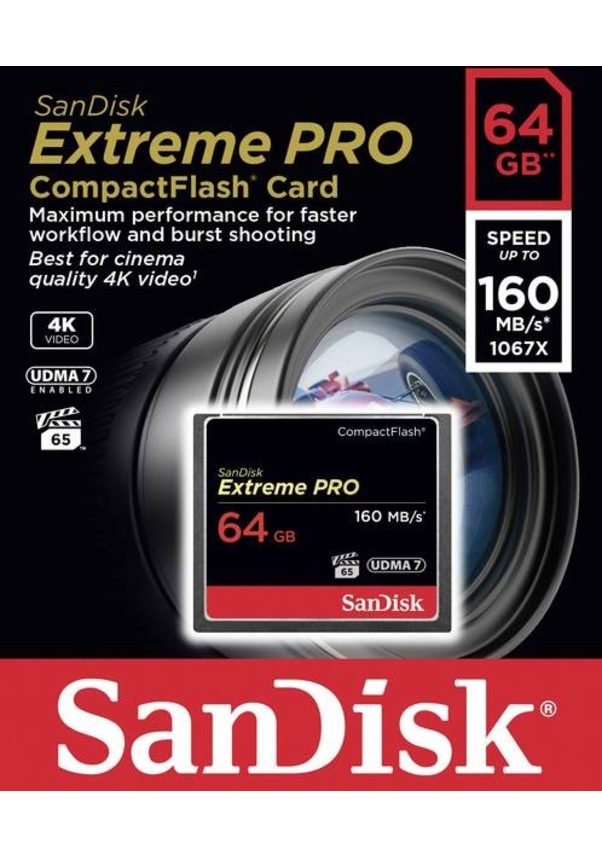 Sandisk Extreme Pro Compact Flash Sdcfxps G X Gb Cf Haf Za