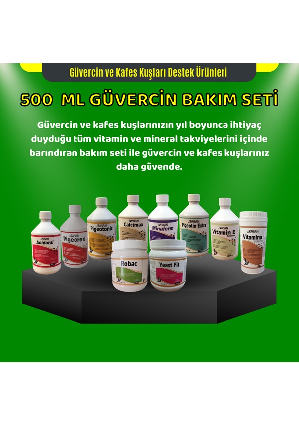 Royal İlaç Güvercin Bakım Seti 500 ML Fiyatları ve Özellikleri