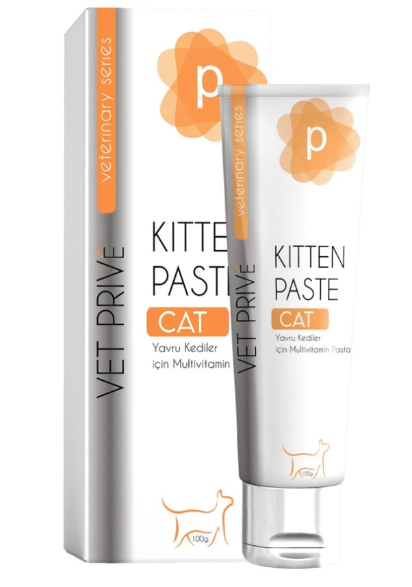 Vet Prive Kitten Paste Yavru Kediler İçin Multivitamin Pasta 100 G