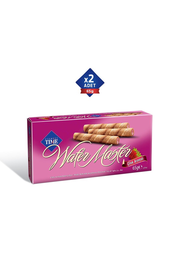 Çizmeci Time Wafer Master Çilek Kremalı Rulo Gofret 2 x 65 G Fiyatları