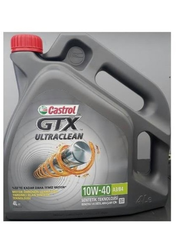 Castrol Gtx Ultra Clean 10W 40 A3 B4 Motor Yağı 4 L Fiyatları ve