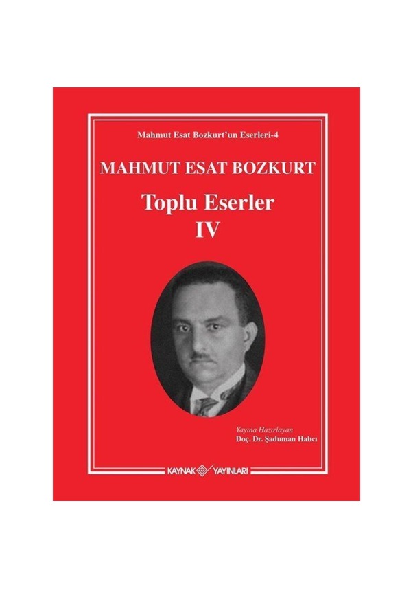 Mahmut Esat Bozkurt Toplu Eserler Iv Mahmut Esat Bozkurt