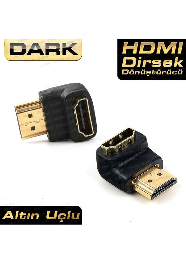 HDMI Erkek HDMI Dişi 90 Derece Çevirici Dirsek Fiyatları ve Özellikleri