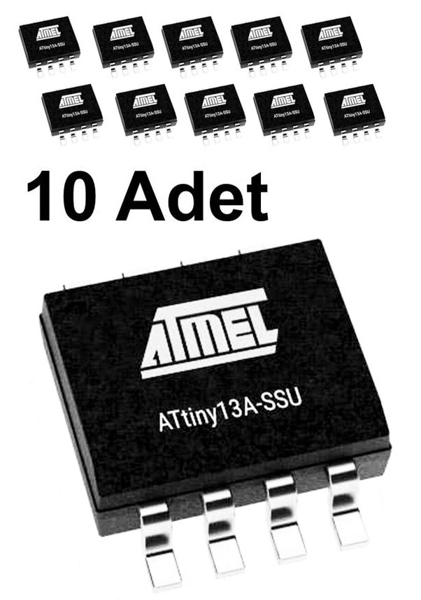 Microchip Atmel Avr Attiny13A SSU Attiny13 Smd 10 Adet Fiyatları ve