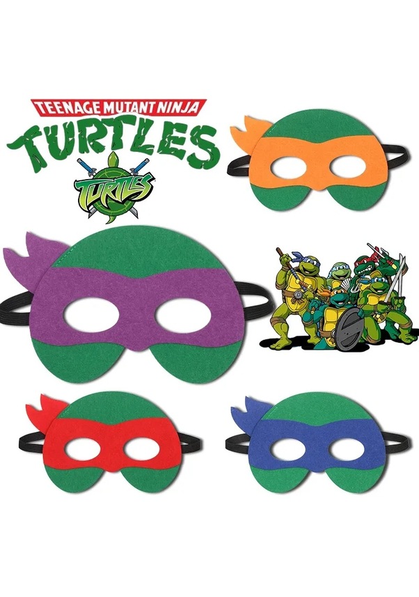 Mor Kaplumba A Teenage Mutant Ninja Turtles Maske Karikat R Cad Lar