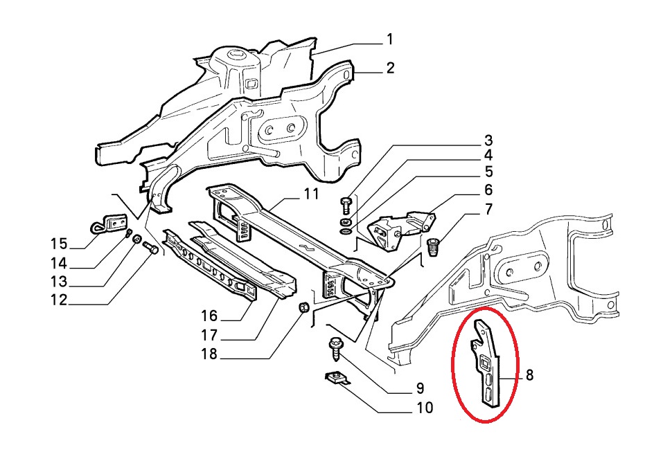 Fiat Tempra Tipo Sol N Amurluk Podya Baglant Sac Opar