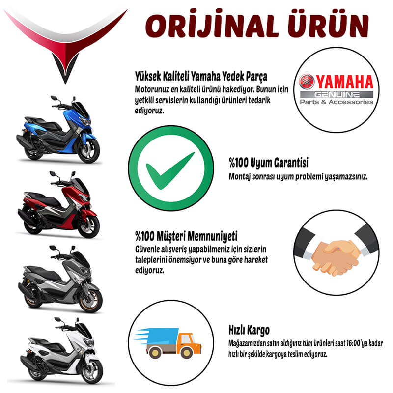 Orijinal Yamaha Nmax 125 155 2021 Arka Çamurluk Ara Kapak Fiyatları ve