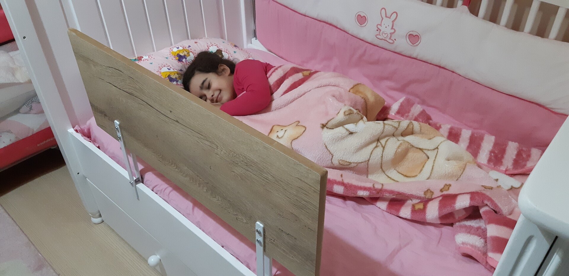 bebek yatak bariyeri örgü