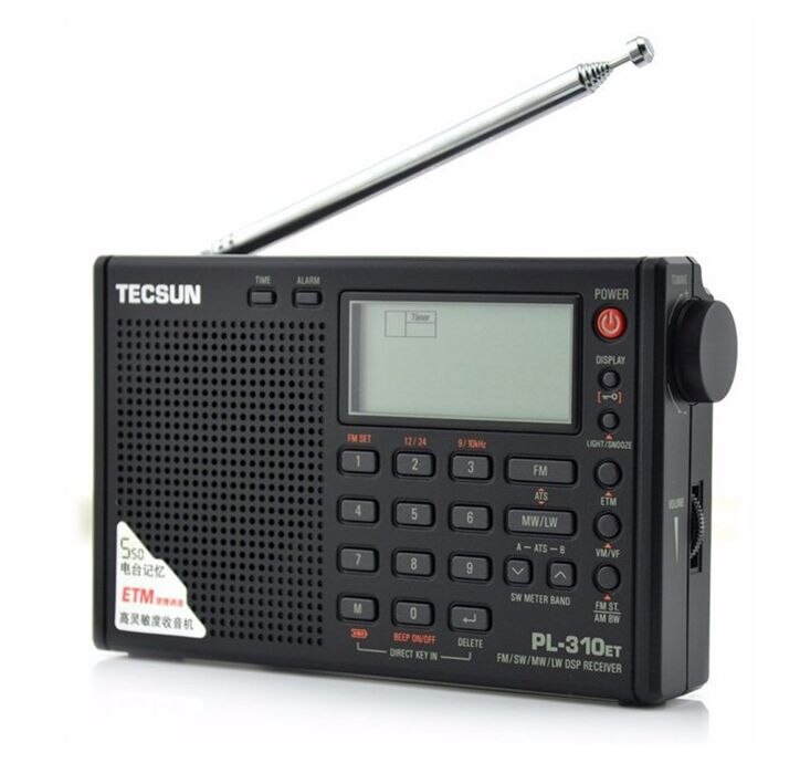 TECSUN Rare Tecsun R1212A 12 Band Analog Shortwave Am/Mw Fm Tv Radio 