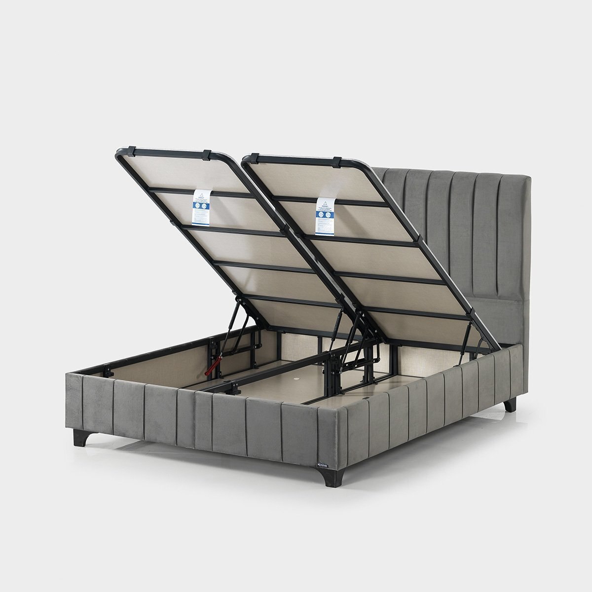 armis aliza antrasit 100x200 yatak baza baslik seti md fiyatlari ve ozellikleri