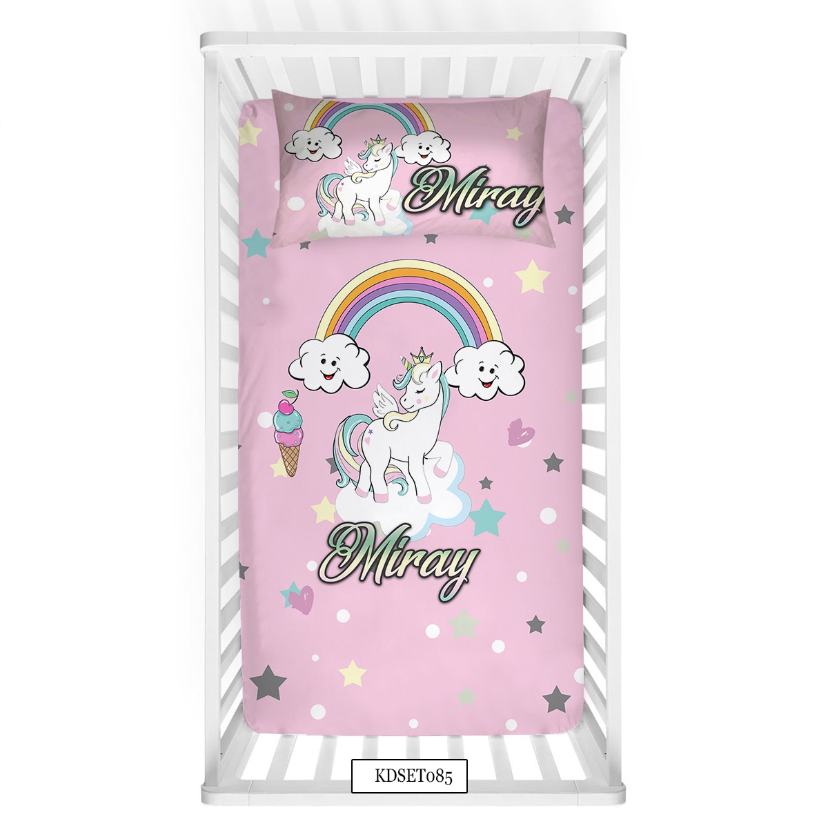 renkli unicorn desen dijital baski yatak ortusu fiyatlari ve ozellikleri