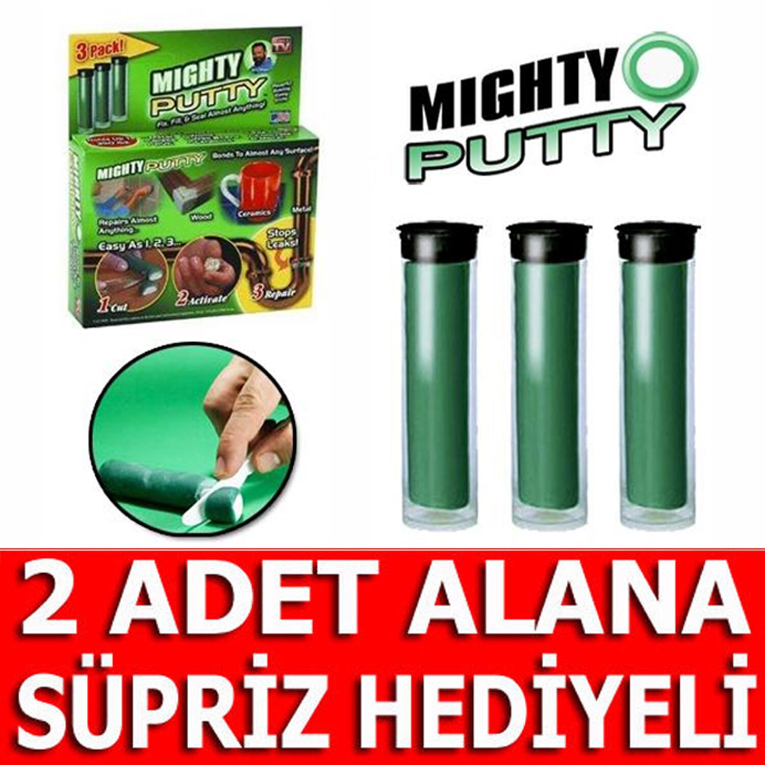 Mighty Putty Yapistirici Macun Cam Seramik Su Borusu Tamir Macunu Fiyatlari Ve Ozellikleri