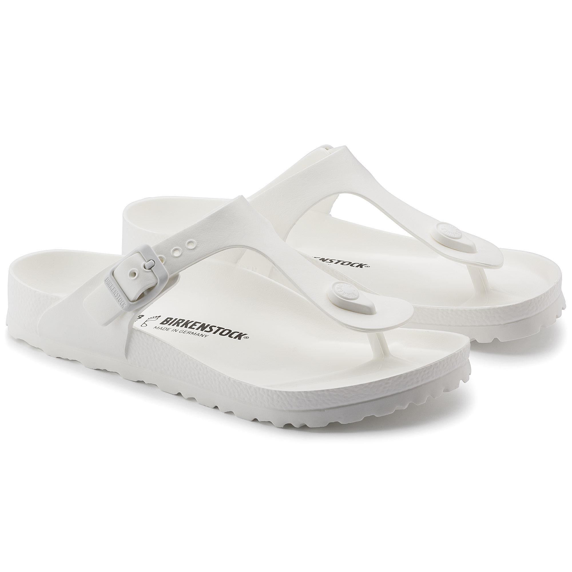 birkenstock white slippers