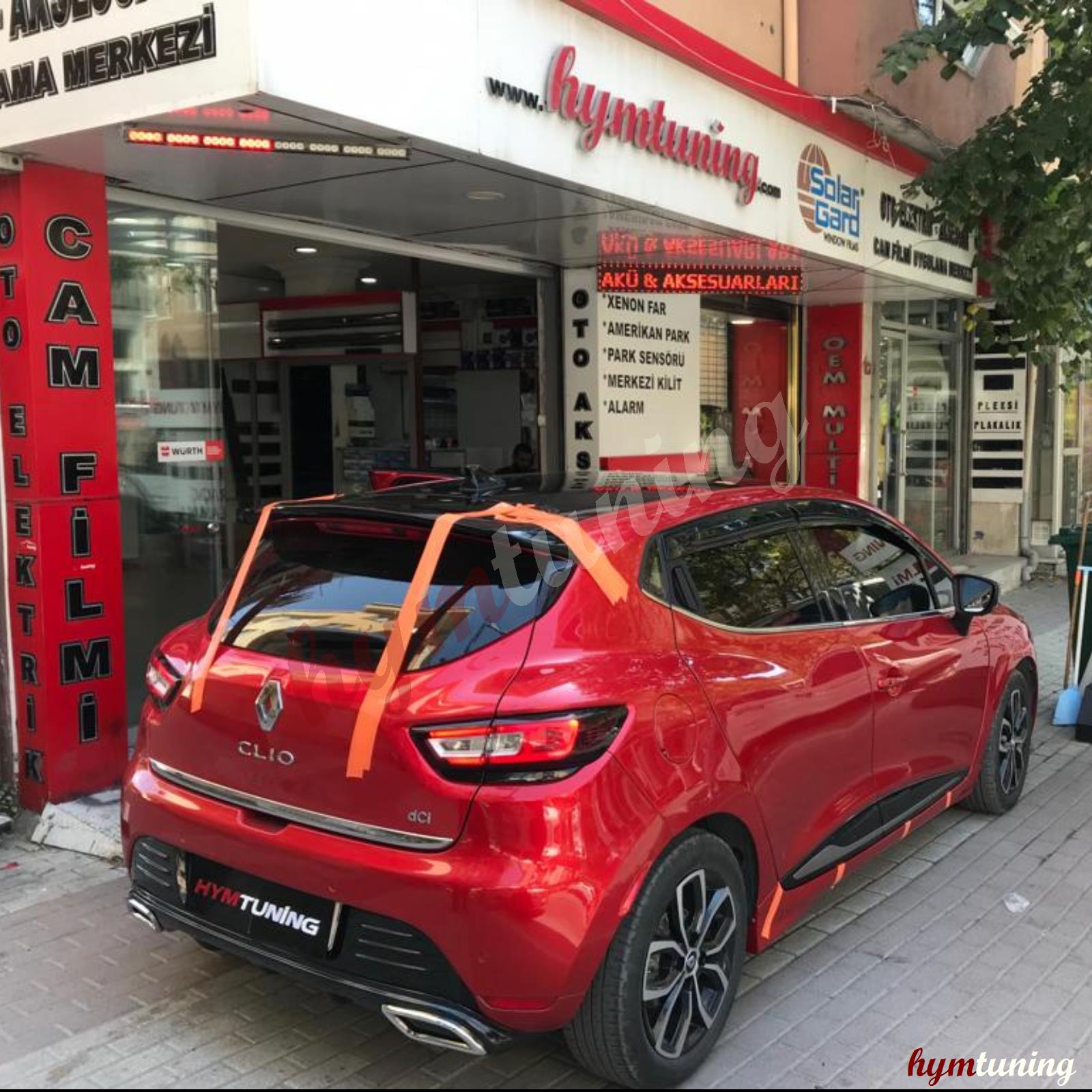 renault clio 4 difuzor difizor kare egzozlu difuzor parlak siya fiyatlari ve ozellikleri